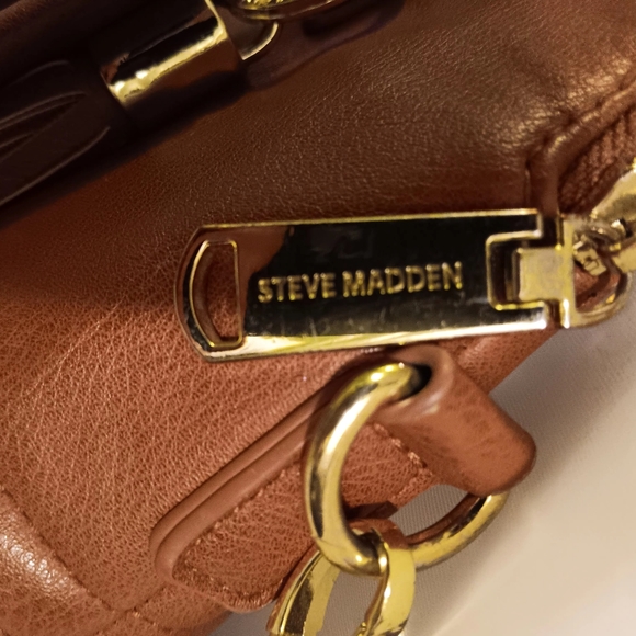 Steve Madden tan studded Crossbody Satchel - Picture 4 of 10